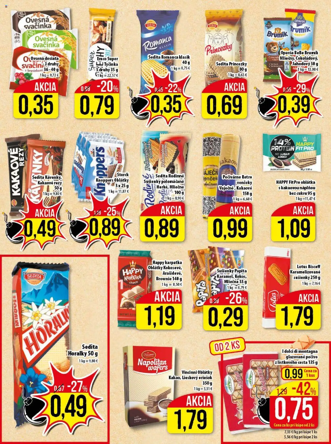 Nové Klas akcie – leták je platný od 13.10.2025 | Strana: 13 | Produkty: Protein, Čokoláda, Horálky