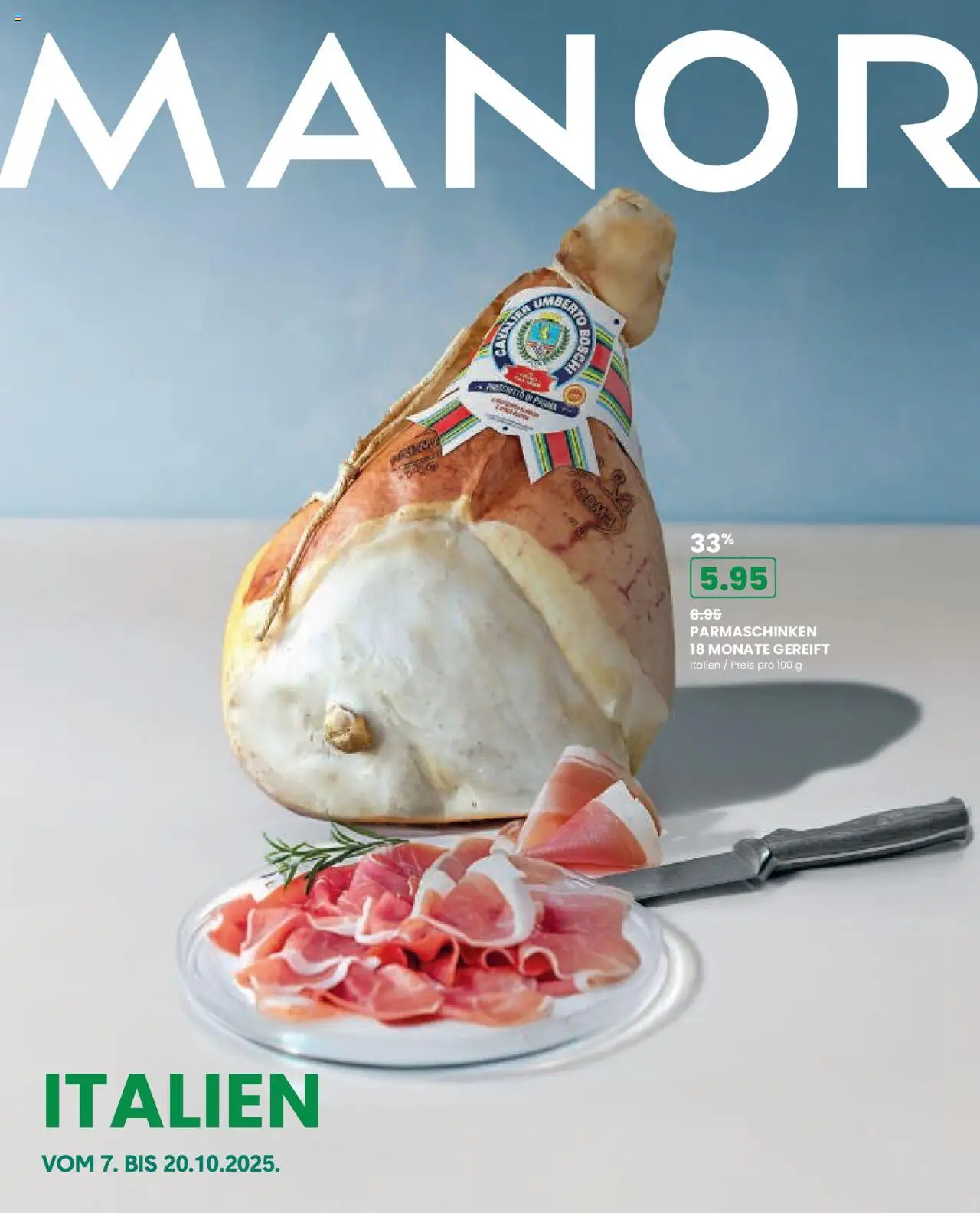 Manor Aktionen Italien – gültig ab 07.10.2025 | Seite: 1