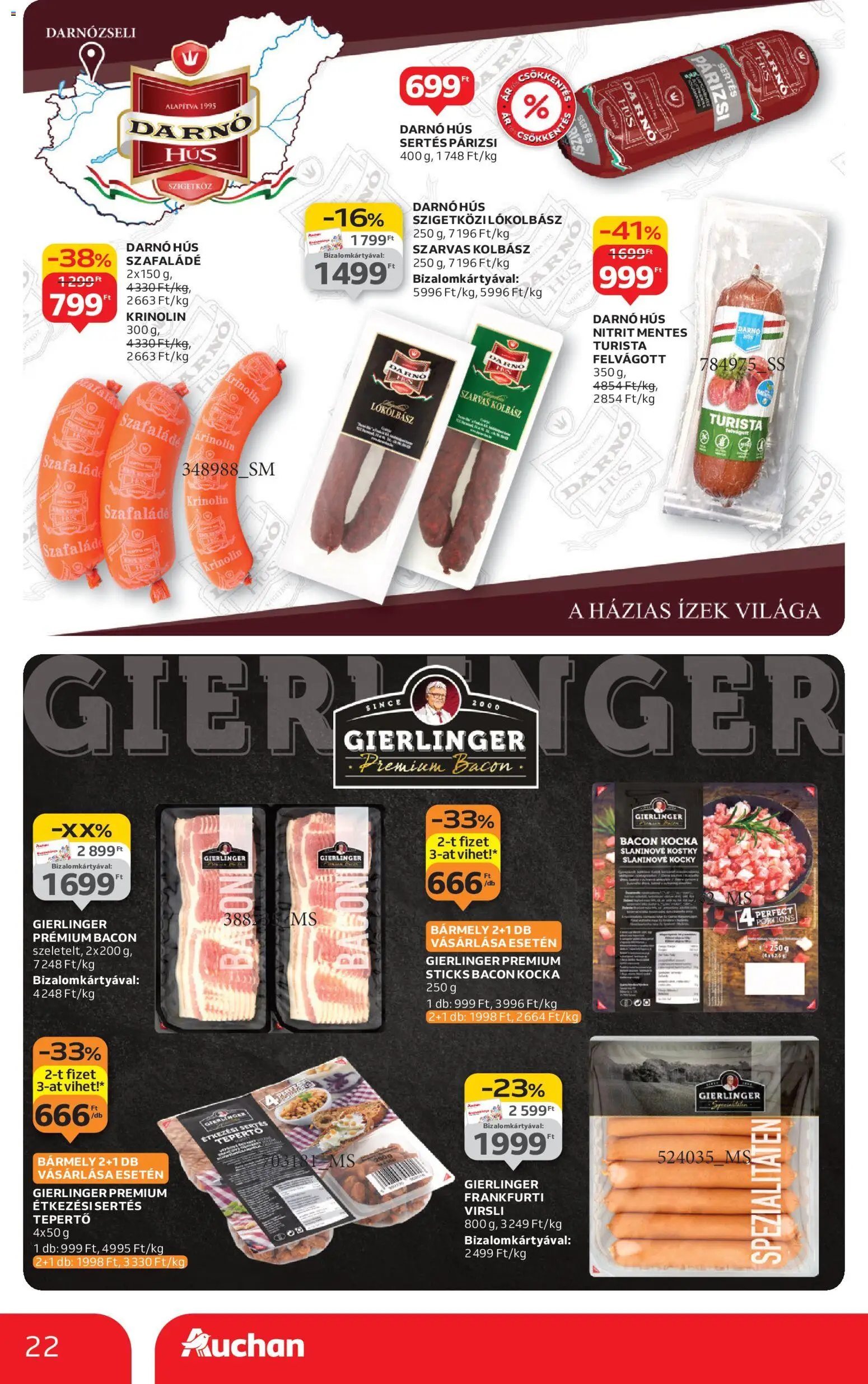 Auchan akciós ujság - amely érvényes a következő dátumtól: 04.12.2025 | Oldal: 22