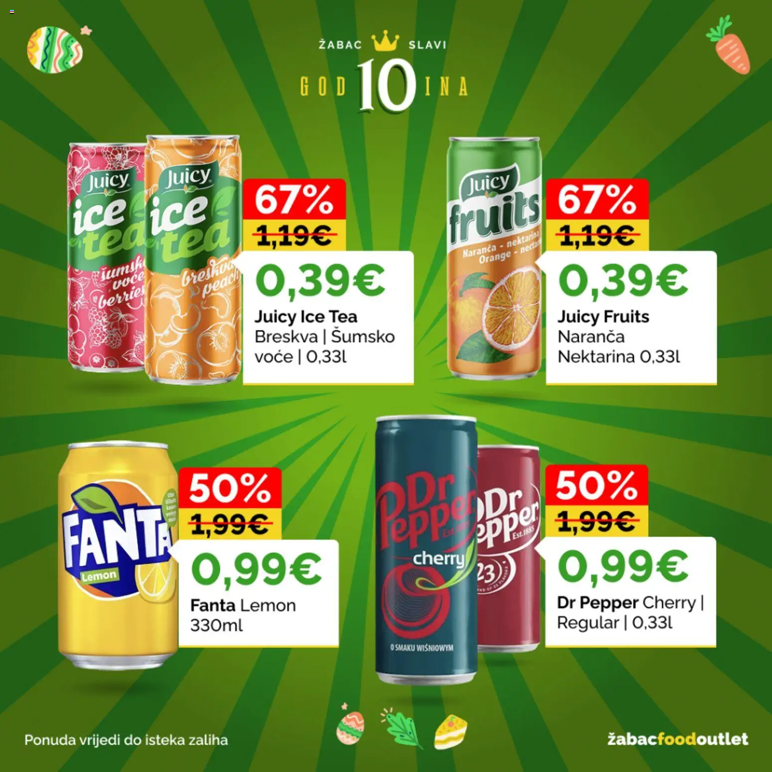 Žabac katalog | vrijedi od 30.03.2026 | Stranica: 34 | Proizvodi: Fanta, Voće, Breskva, Nektarina