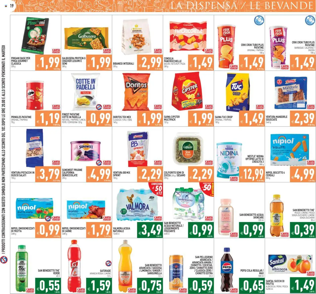Volantino PIM Supermercati del 18.08.2025 | Pagina: 19 | Prodotti: Frutta, Zucchero, Pepe, Barbecue