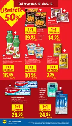 Náhled letáku Lidl leták od 02.10.2025 | Strana: 16 | Produkty: Kostici, Tyčinky, Mezizubní kartáčky, Kuřecí Játra