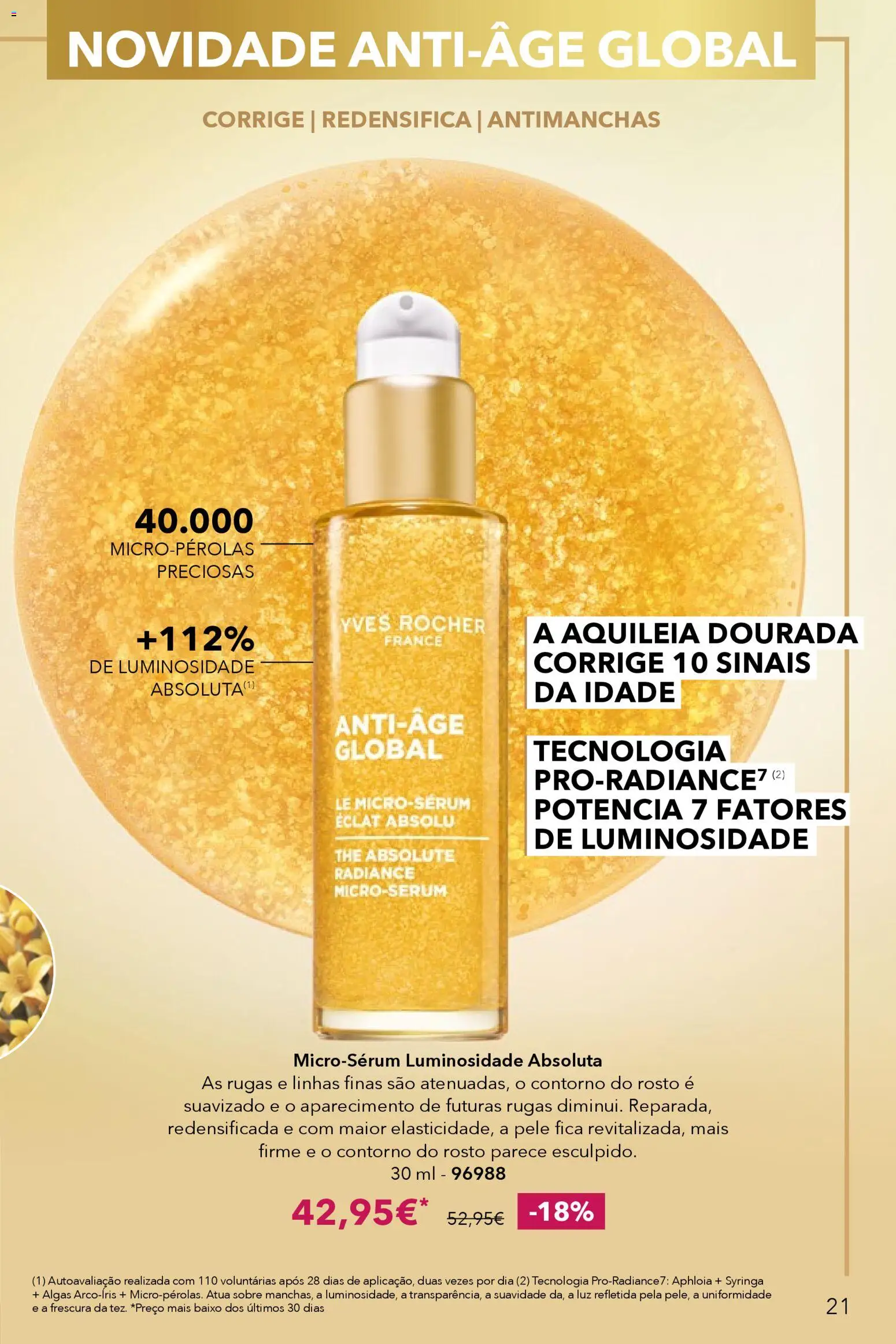 Yves Rocher catálogo 4 │ válido de 12.03.2026 | Página: 21 | Produtos: Dourada, Sérum