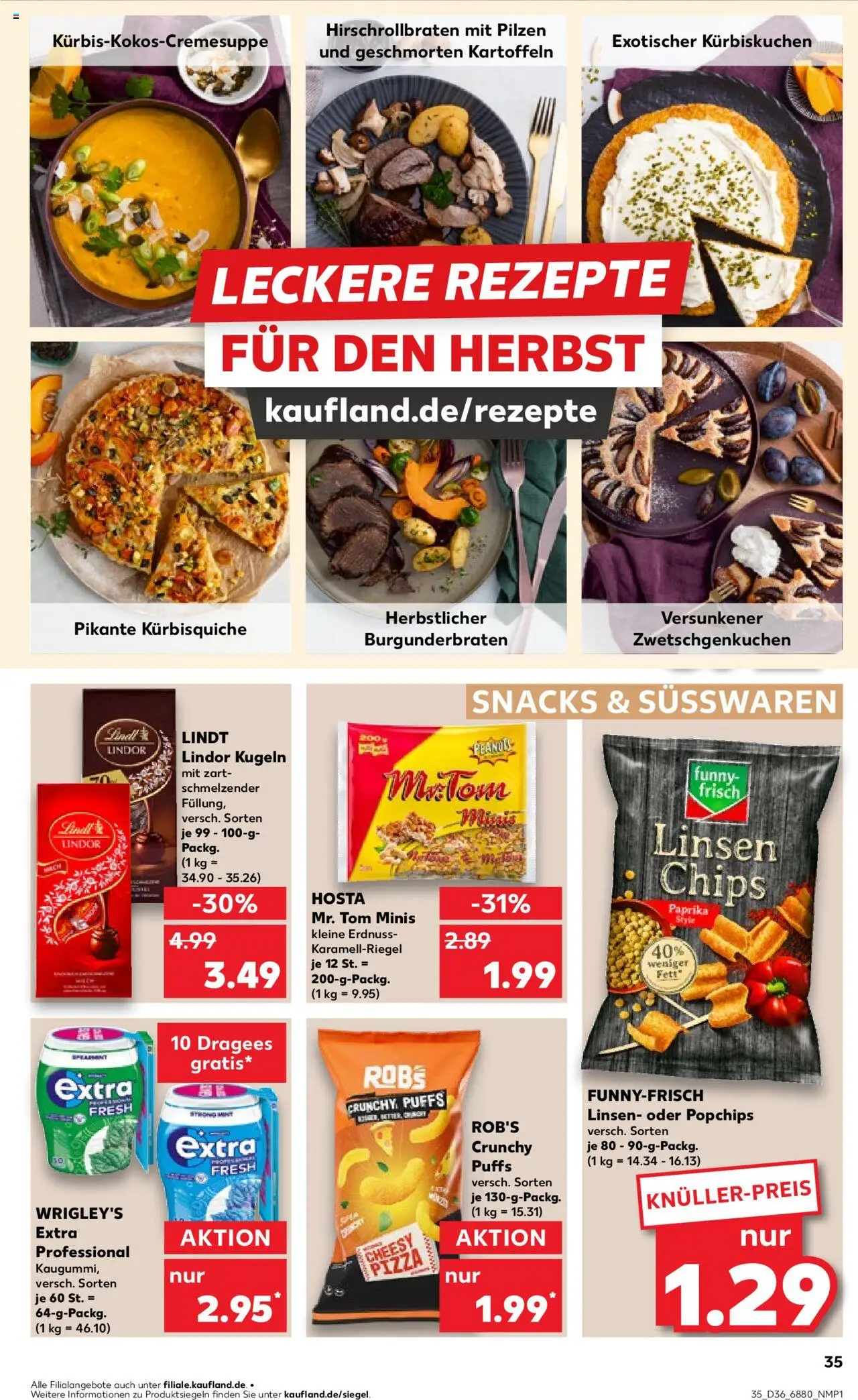 Kaufland prospekt Völklingen	 – gültig ab 07.09.2025 | Seite: 35 | Produkte: Kartoffeln, Paprika, Lindt, Chips