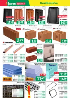 Novi Jager katalog ponudbe – veljaven od 10.09.2025 | Stran: 8 | Izdelki: Kos, Nosilci
