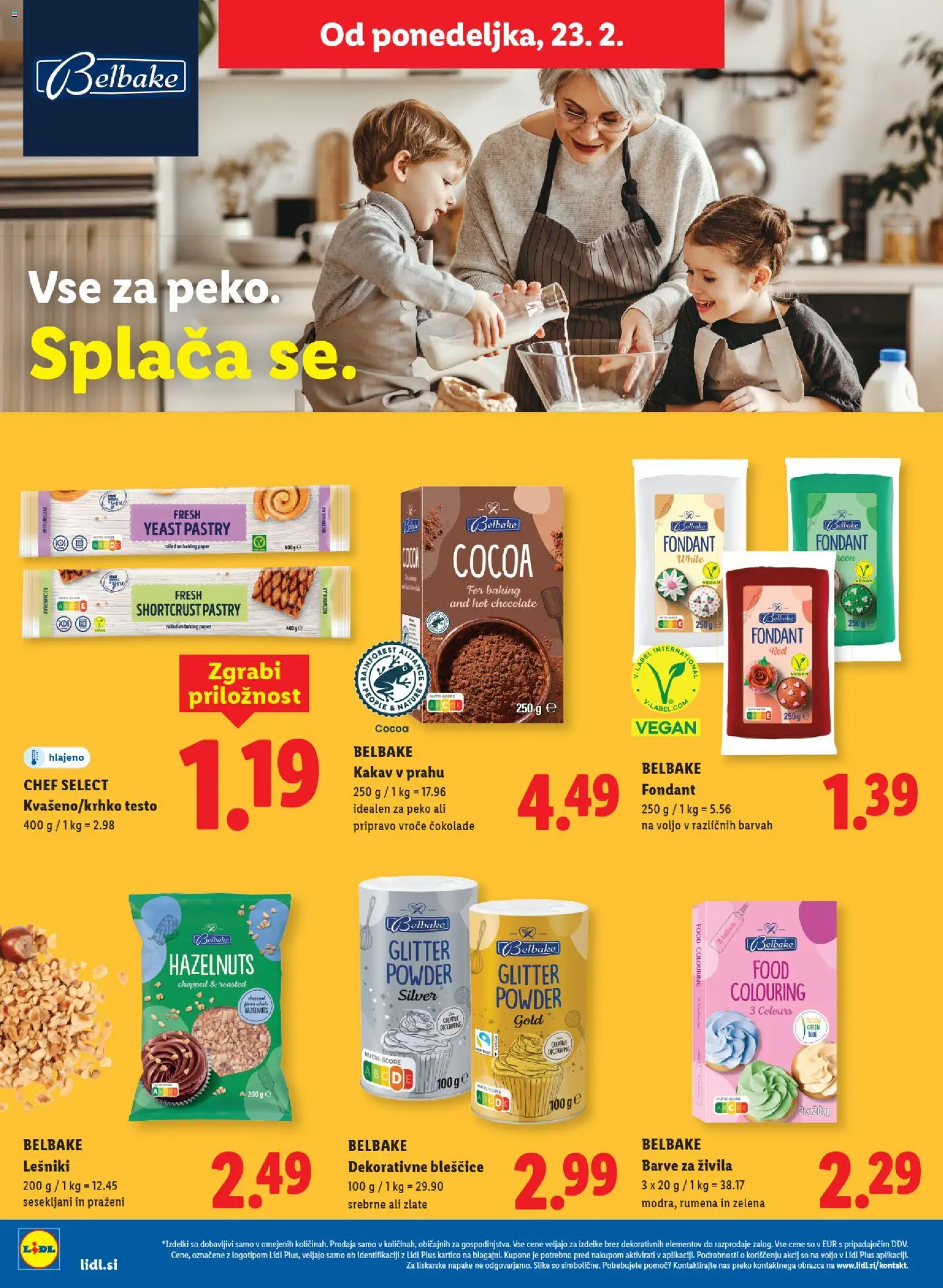 Novi Lidl katalog ponudbe – veljaven od 19.02.2026 | Stran: 60 | Izdelki: Kakav, Zelena