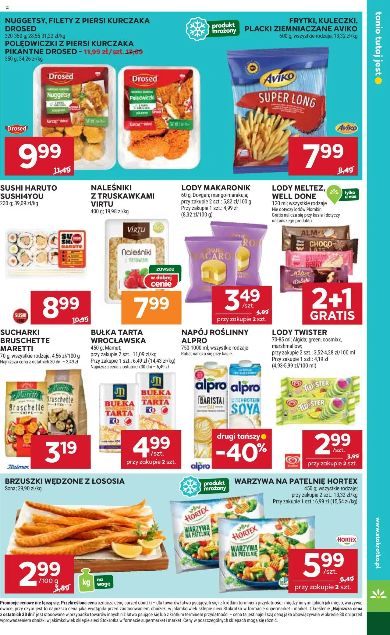 Stokrotka Gazetka od 21.08.2025 | Strona: 27 | Produkty: Piersi, Bułka tarta, Warzywa na patelnie, Lody