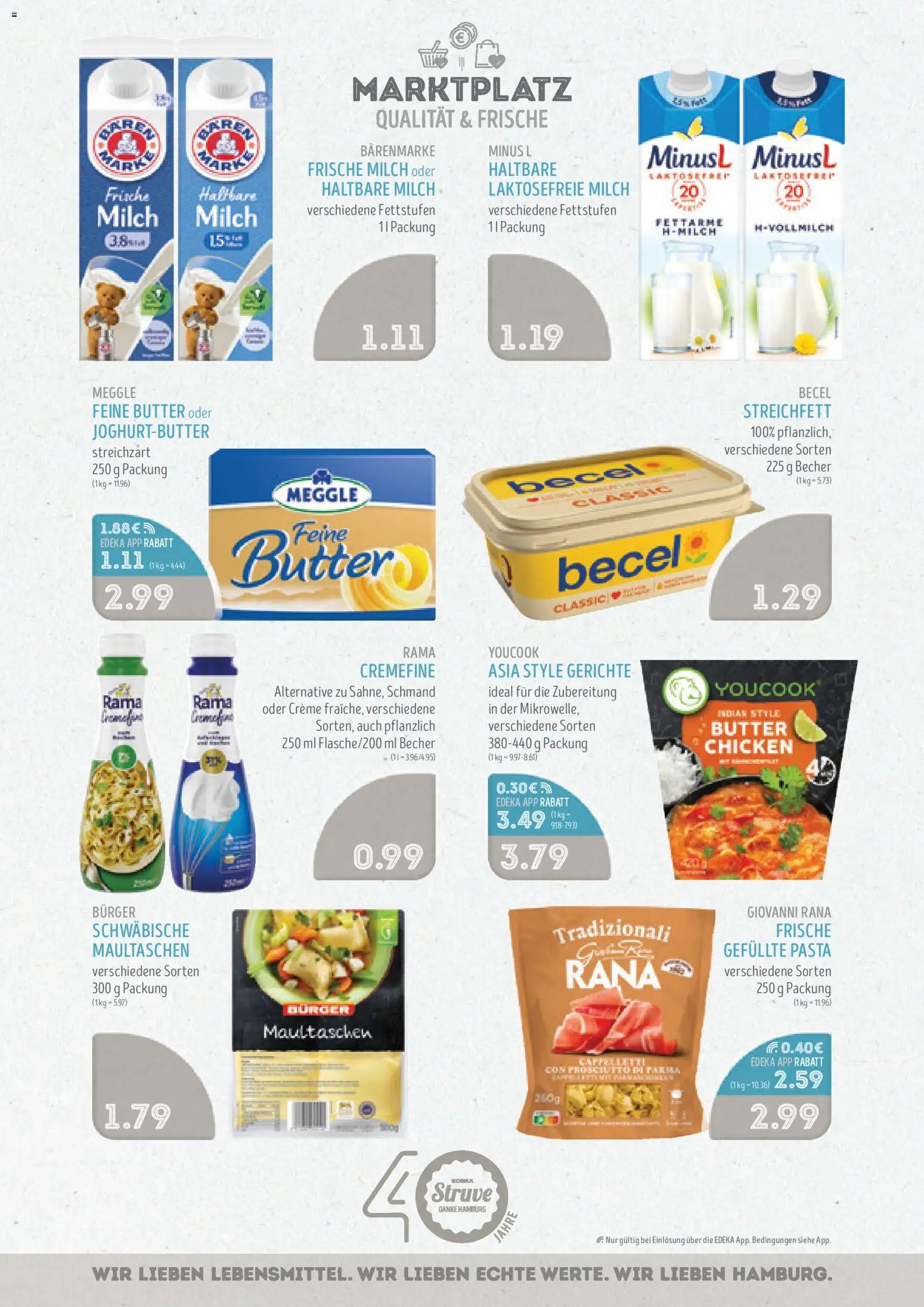 Edeka Struve Prospekt 	 – gültig ab 19.01.2026 | Seite: 9 | Produkte: Milch, Haltbare milch, Pasta, Maultaschen
