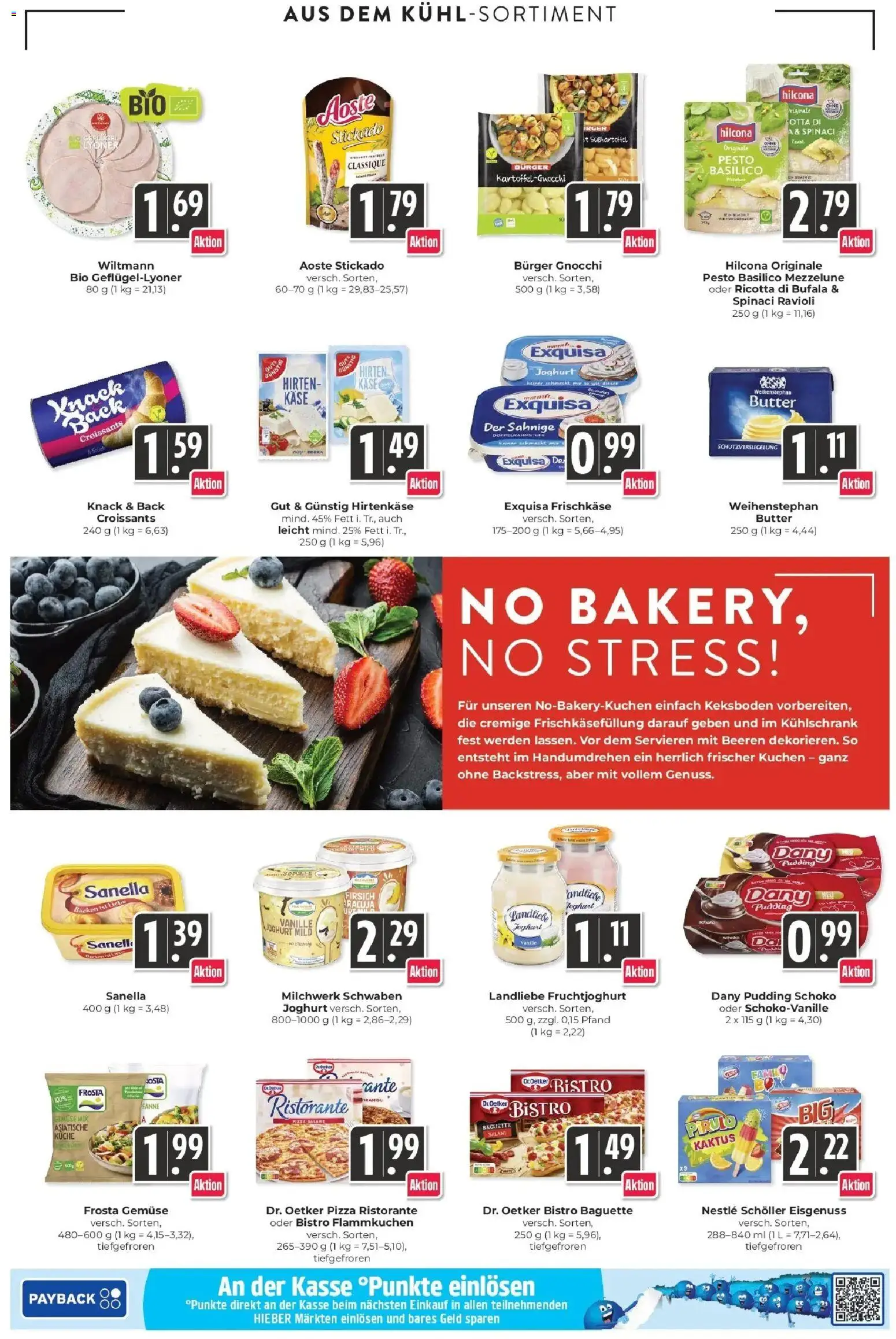 E center Prospekt Lörrach	 – gültig ab 16.03.2026 | Seite: 11 | Produkte: Käse, Kühlschrank, Burger, Frosta