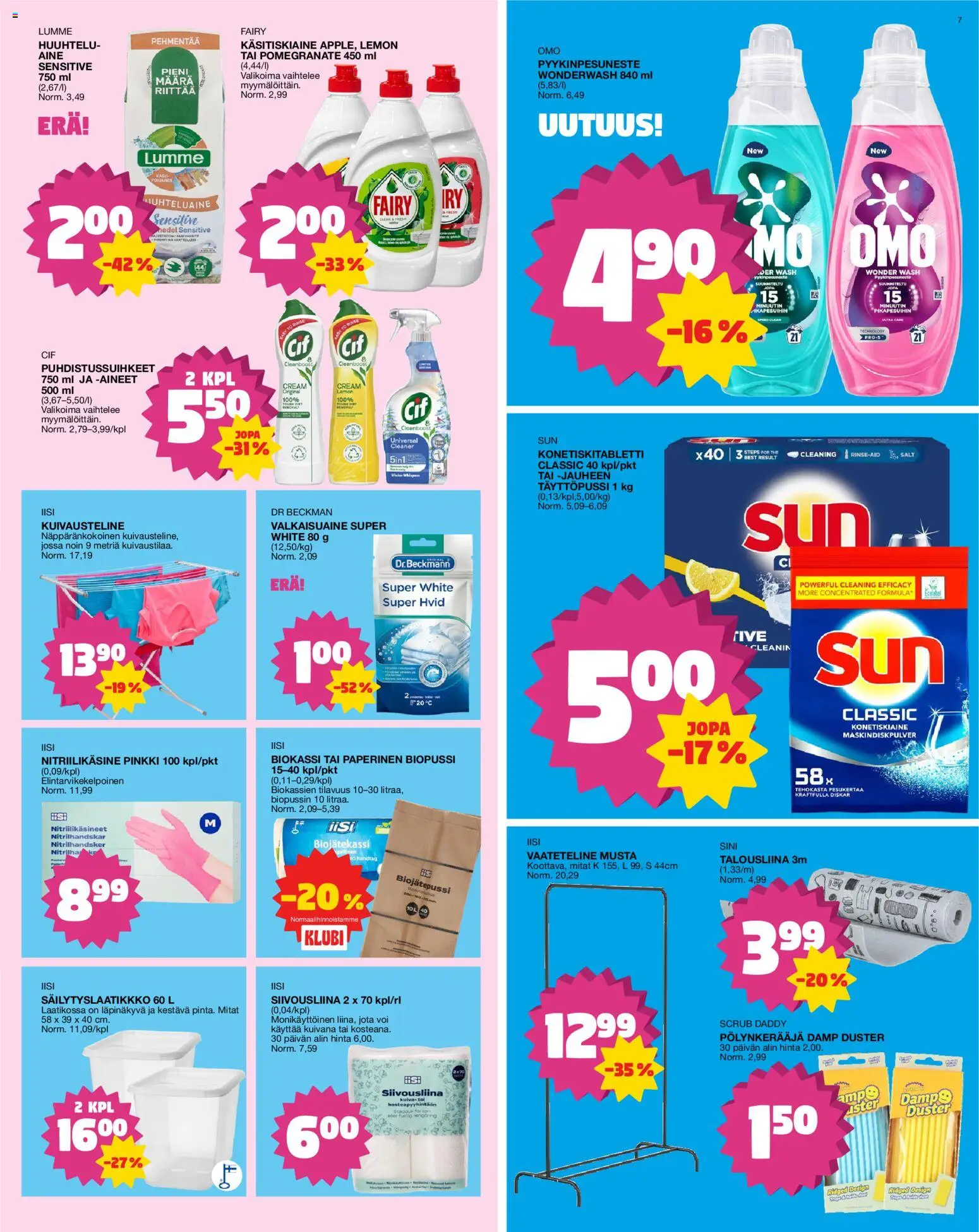 Tokmanni tarjoukset – voimassa 09.02.2026 alkaen | Sivu: 7