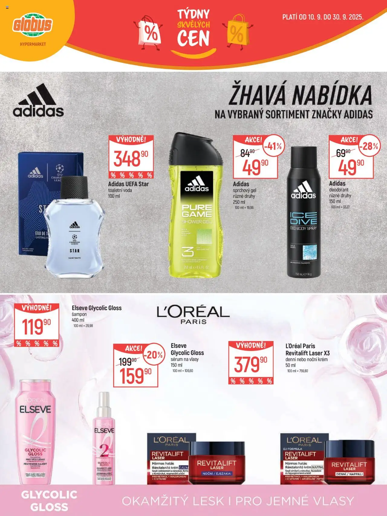 Globus leták - Liberec od 10.09.2025 | Strana: 21 | Produkty: Deodorant, Sérum, Krém, Toaletní voda
