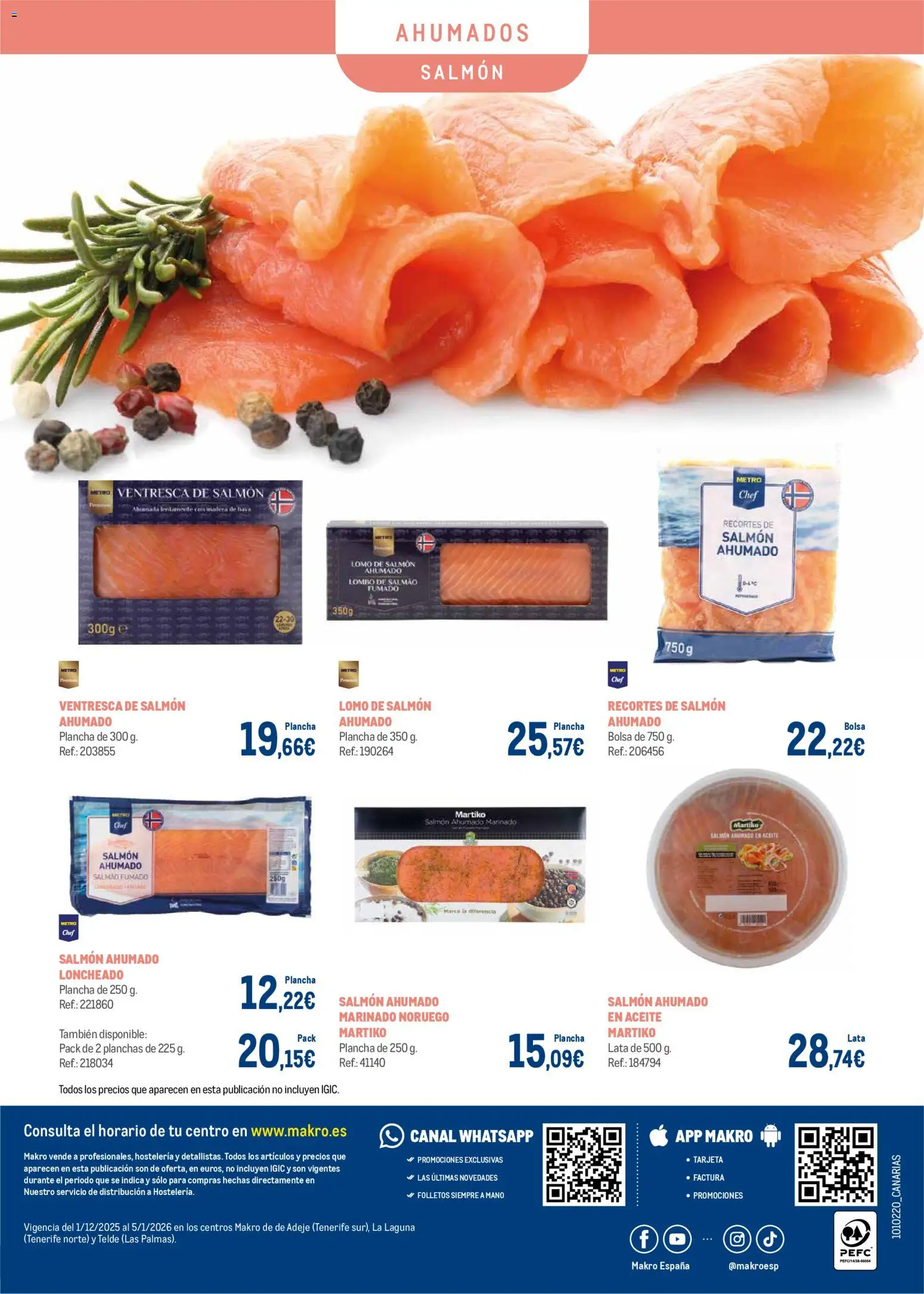 Makro - Charcuteria Canarias │ válido desde el 01.12.2025 | Página: 24 | Productos: Aceite, Bolsa, Plancha, Loncheado
