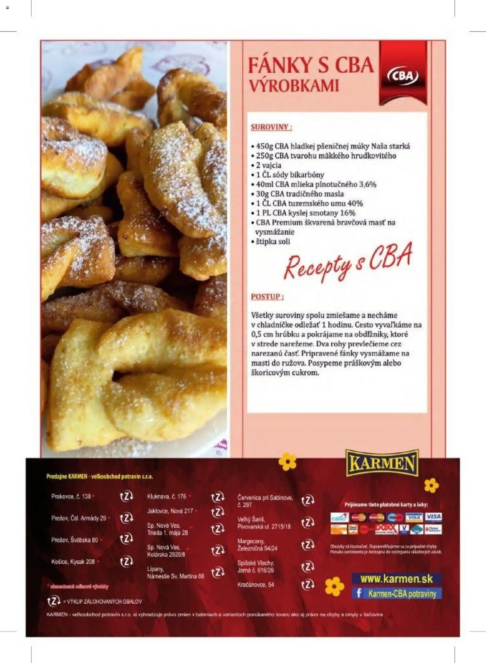 Nové KARMEN CBA akcie – leták je platný od 05.03.2026 | Strana: 26 | Produkty: Vajcia