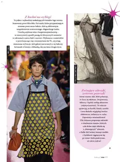 Pogląd oferty "sukienki z obniżanym stanem, Ulla Johnson proponuje sukienki z obniżanym stanem, których cała dolna część składa się z „fruwających" niteczek" - ważna od 01.03.2026 | Strona: 63 | Produkty: Kwiaty, Torebki