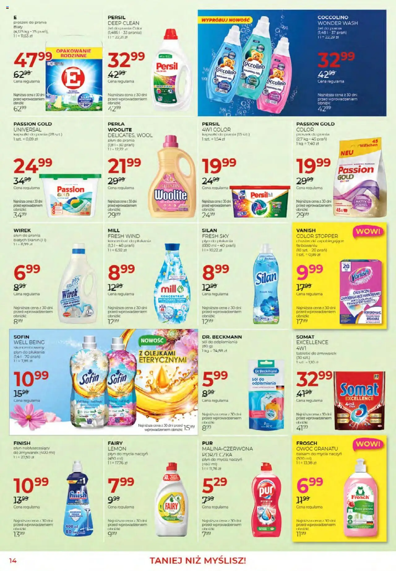 Jawa Gazetka od 04.06.2025 | Strona: 14 | Produkty: Porzeczka, Kapsułki do prania, Sól, Płyn do mycia naczyń