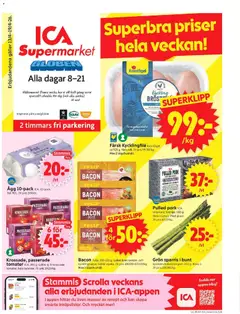 ICA Supermarket - Stockholm Globen - Förhandsvisning av reklamblad från butik ICA Supermarket aktuell från 13.04.2026
