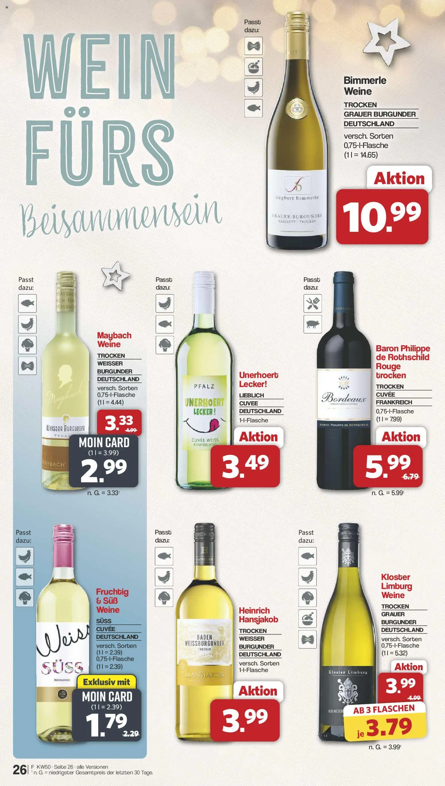 Famila Nordwest Prospekt 	 – gültig ab 08.12.2025 | Seite: 28 | Produkte: Weißwein, Rouge, Wein