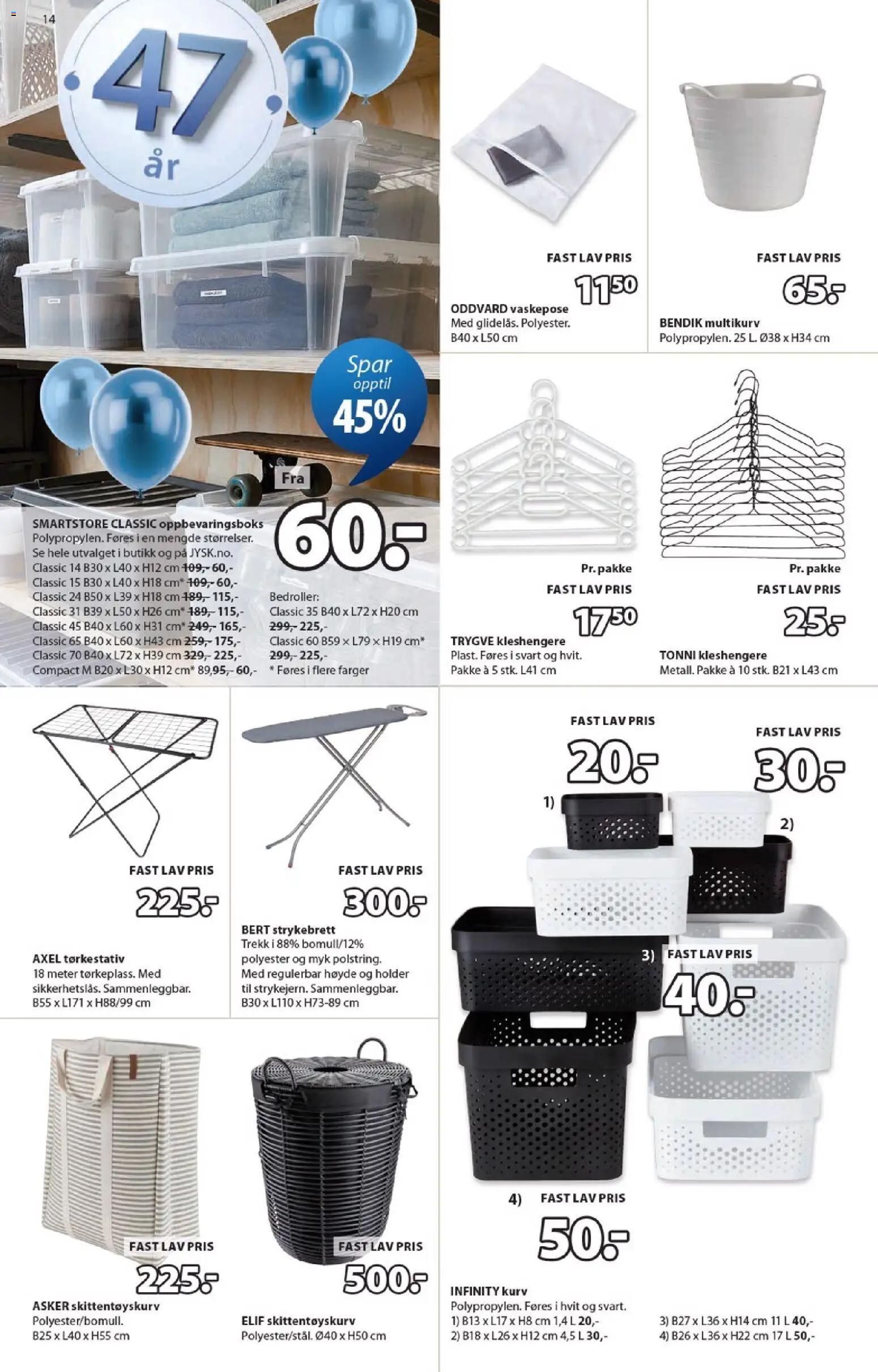 {H1} | Side: 14 | Produkter: Oppbevaringsboks, Cotlet porc, Kurv, Skittentøyskurv