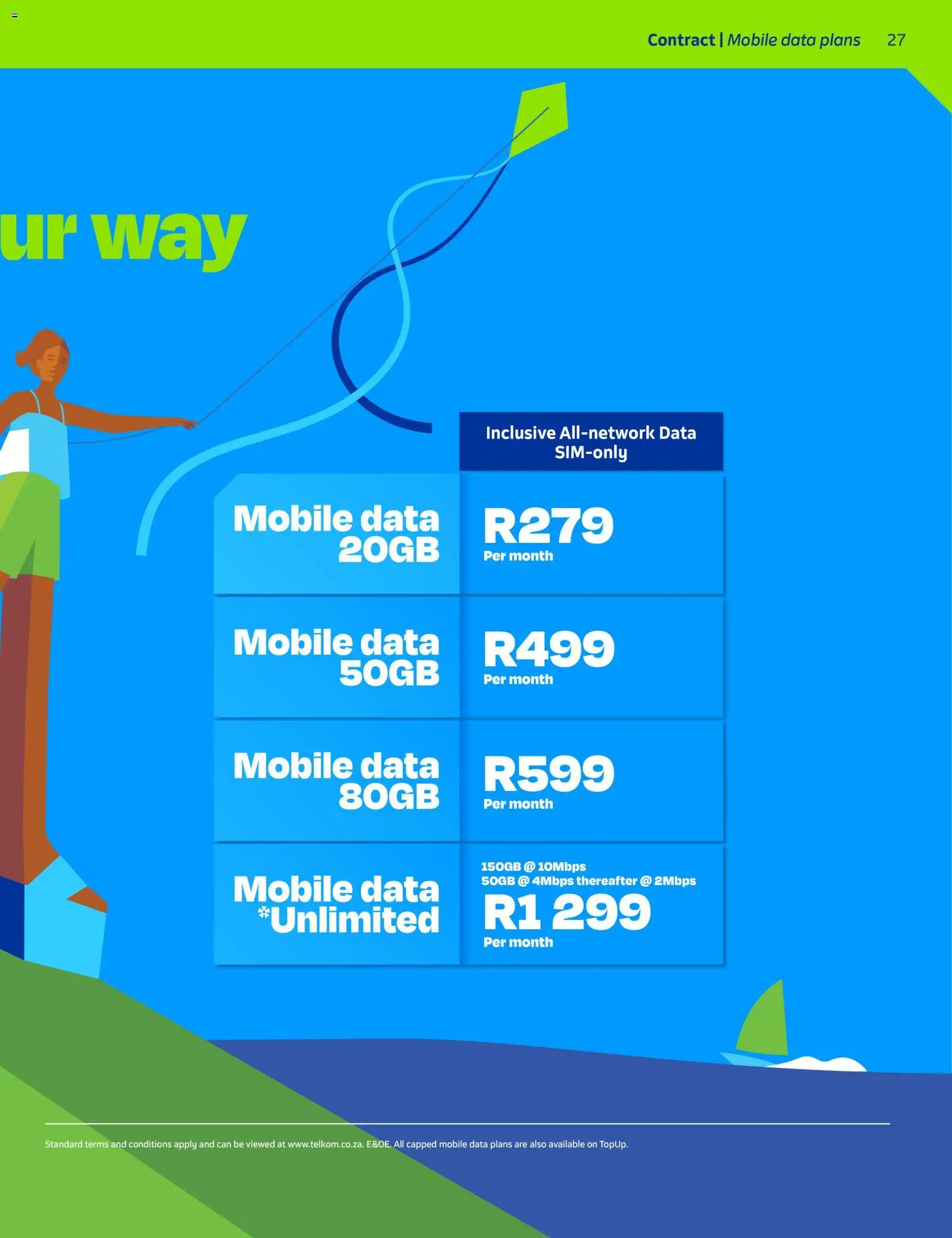 New Telkom catalogue – valid from 01.12.2025 | Page: 27 | Products: Data