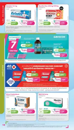 Kulcs Patika Akciós újság - amely érvényes a következő dátumtól: 01.01.2026 | Oldal: 10 | Termékek: Gyógyszerek