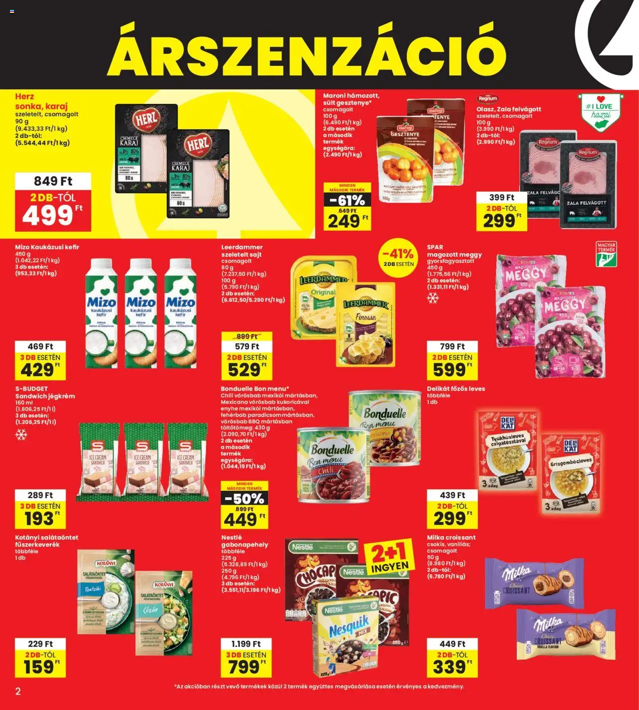 Interspar akciós ujság - amely érvényes a következő dátumtól: 05.06.2025 | Oldal: 2 | Termékek: Fűszerkeverék, Meggy, Sajt, Szeletelt sajt