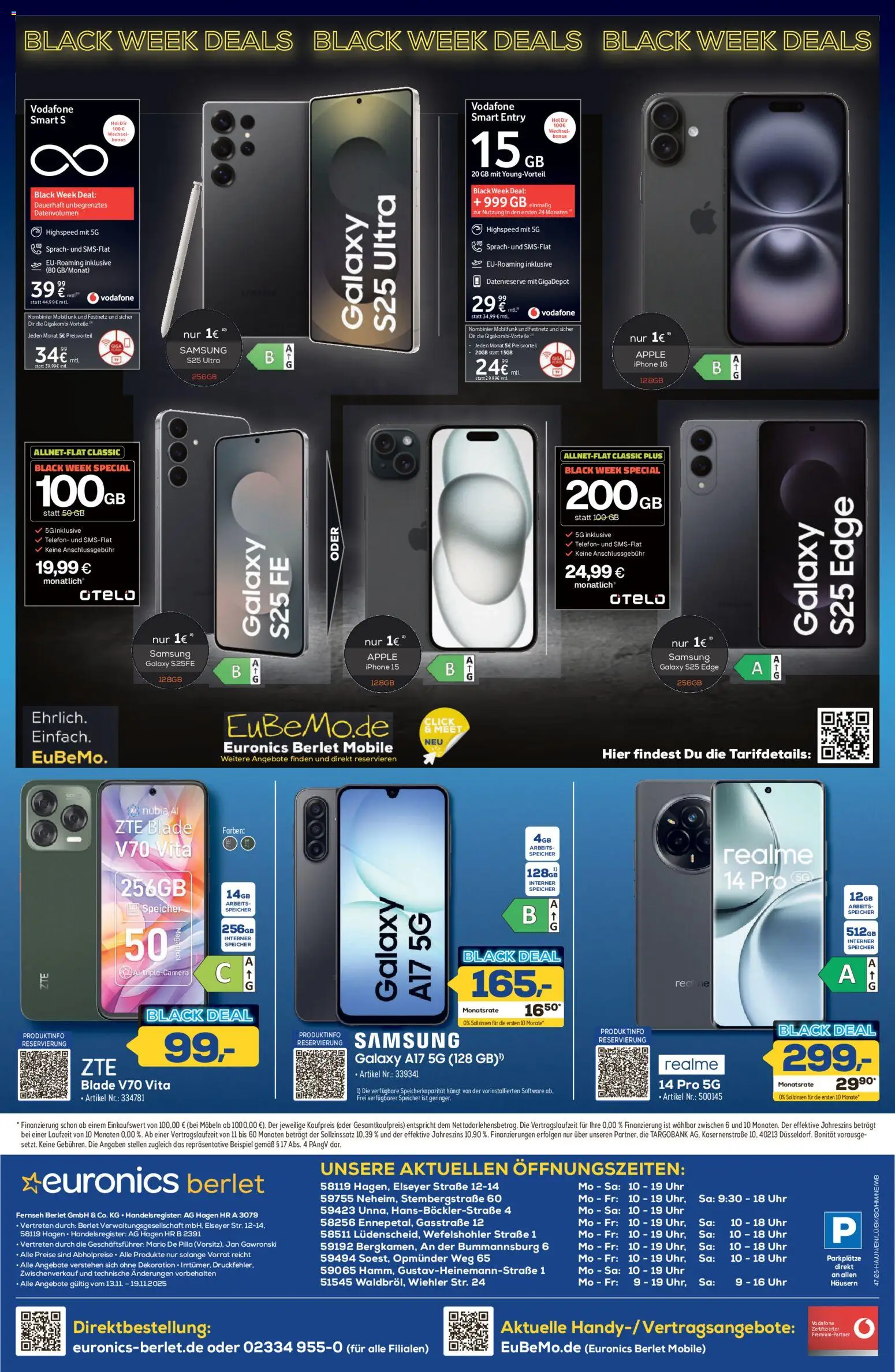 Euronics - Black Friday – gültig ab 13.11.2025 | Seite: 8 | Produkte: Samsung, Iphone, Apple, Uhr
