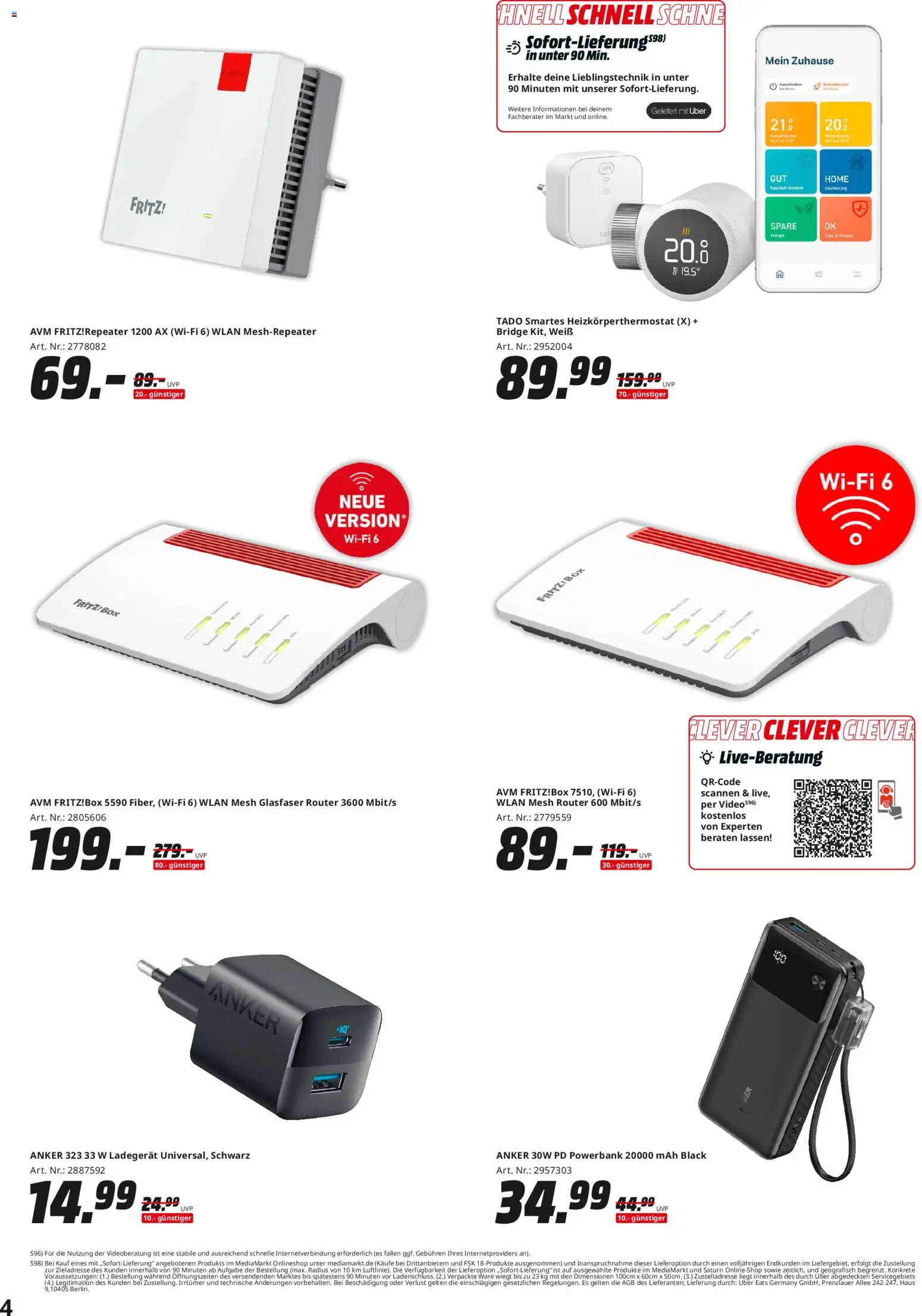 Saturn Prospekt 	 – gültig ab 22.12.2025 | Seite: 4 | Produkte: Box, Ladegerät, Powerbank