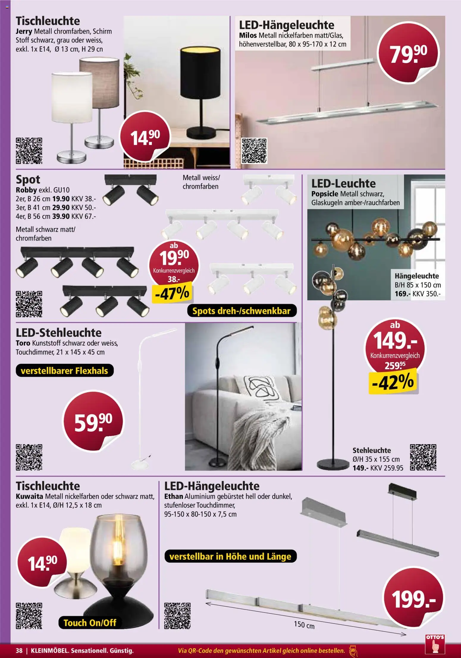 Otto's Aktionen Möbelflyer – gültig ab 01.11.2025 | Seite: 38