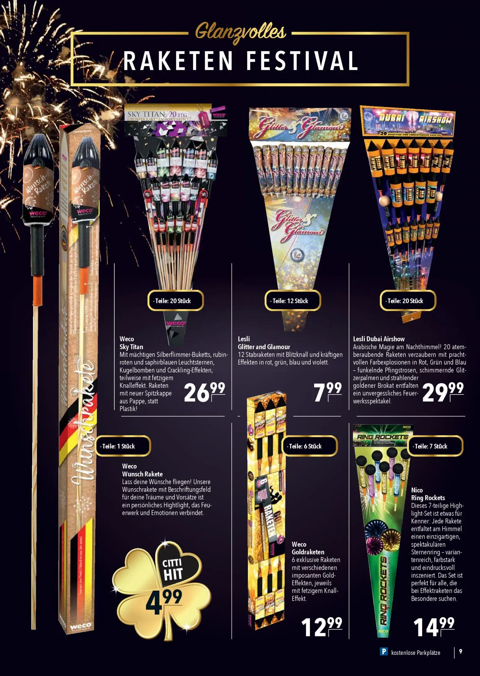 CITTI Markt  Silvester Feuerwerk – gültig ab 27.12.2025 | Seite: 9