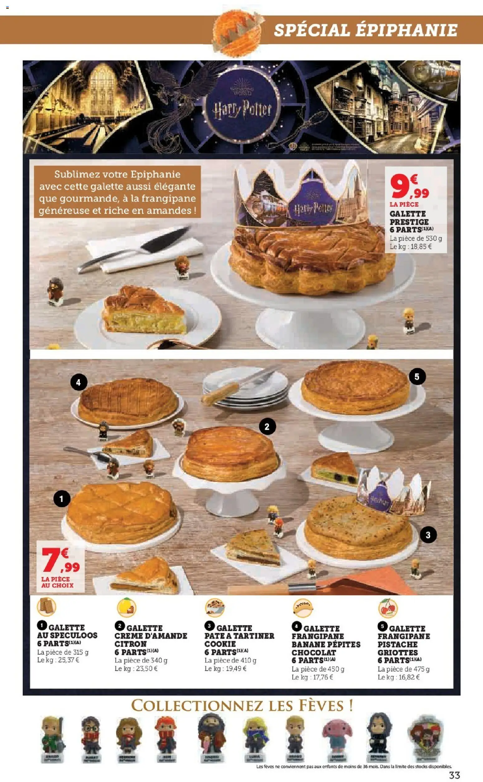 {H1} | Page: 33 | Produits: Citron, Pâte à tartiner, Banane, Chocolat