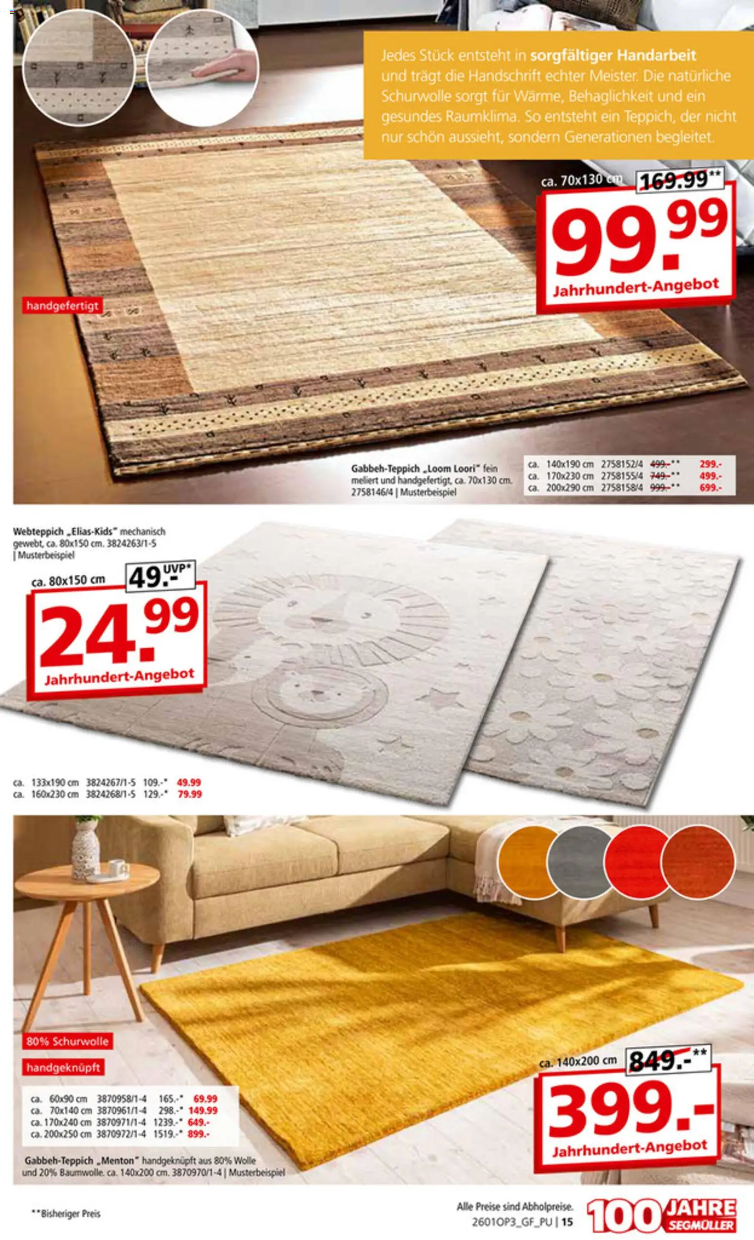 Segmüller Teppich Spezial  – gültig ab 29.12.2025 | Seite: 15
