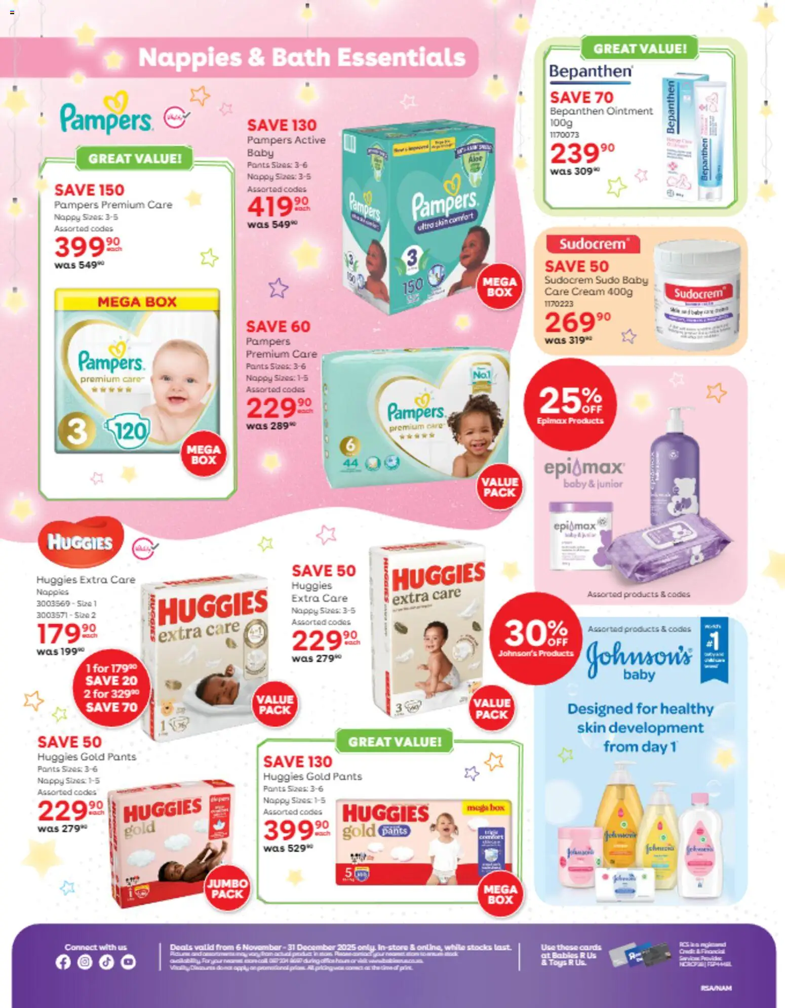 New Babies R Us catalogue – valid from 06.11.2025 | Page: 16 | Products: Toys, Box, Bath, Nappies