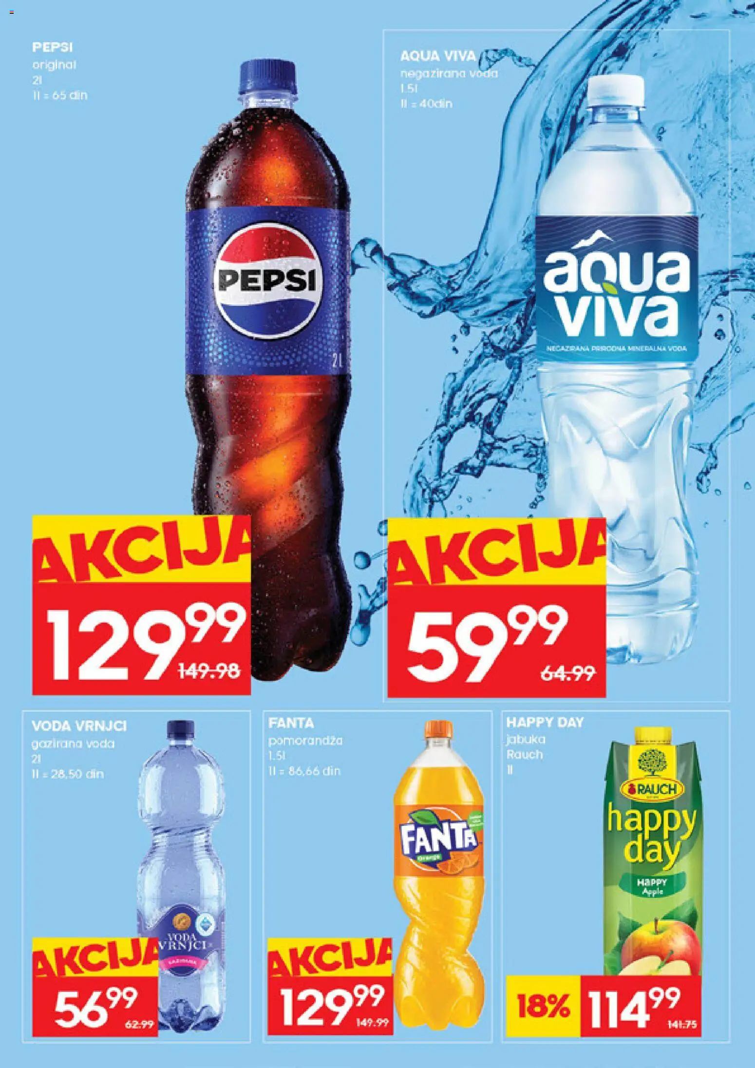 Roda katalog - važi od 26.03.2026 | Strana: 22 | Proizvode: Voda, Pomorandza, Pepsi