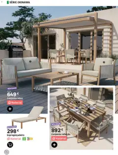 Pré-visualização Leroy Merlin Arquipélago da Madeira Jardim válido de 12.03.2026 | Página: 16 | Produtos: Espreguiçadeira