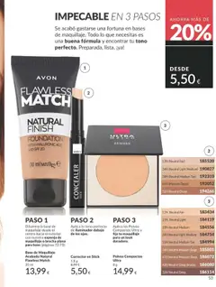 Catálogo AVON campaña 8 │ válido desde el 01.08.2025 | Página: 53 | Productos: Esponja, Maquillaje, Corrector, Iluminador