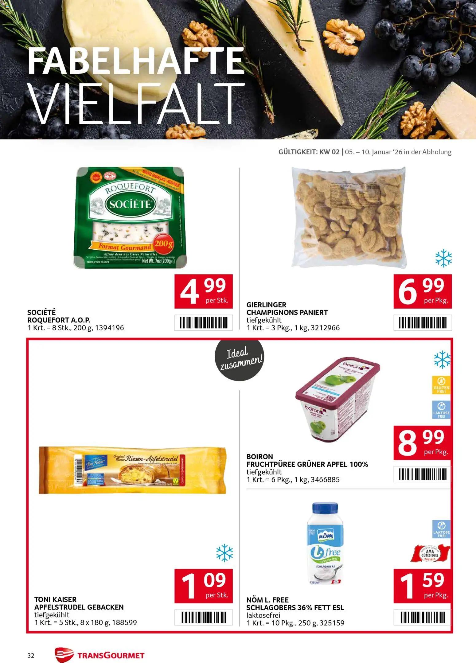 Transgourmet Flugblatt gültig ab 05.01.2026 | Seite: 31 | Produkte: Äpfel