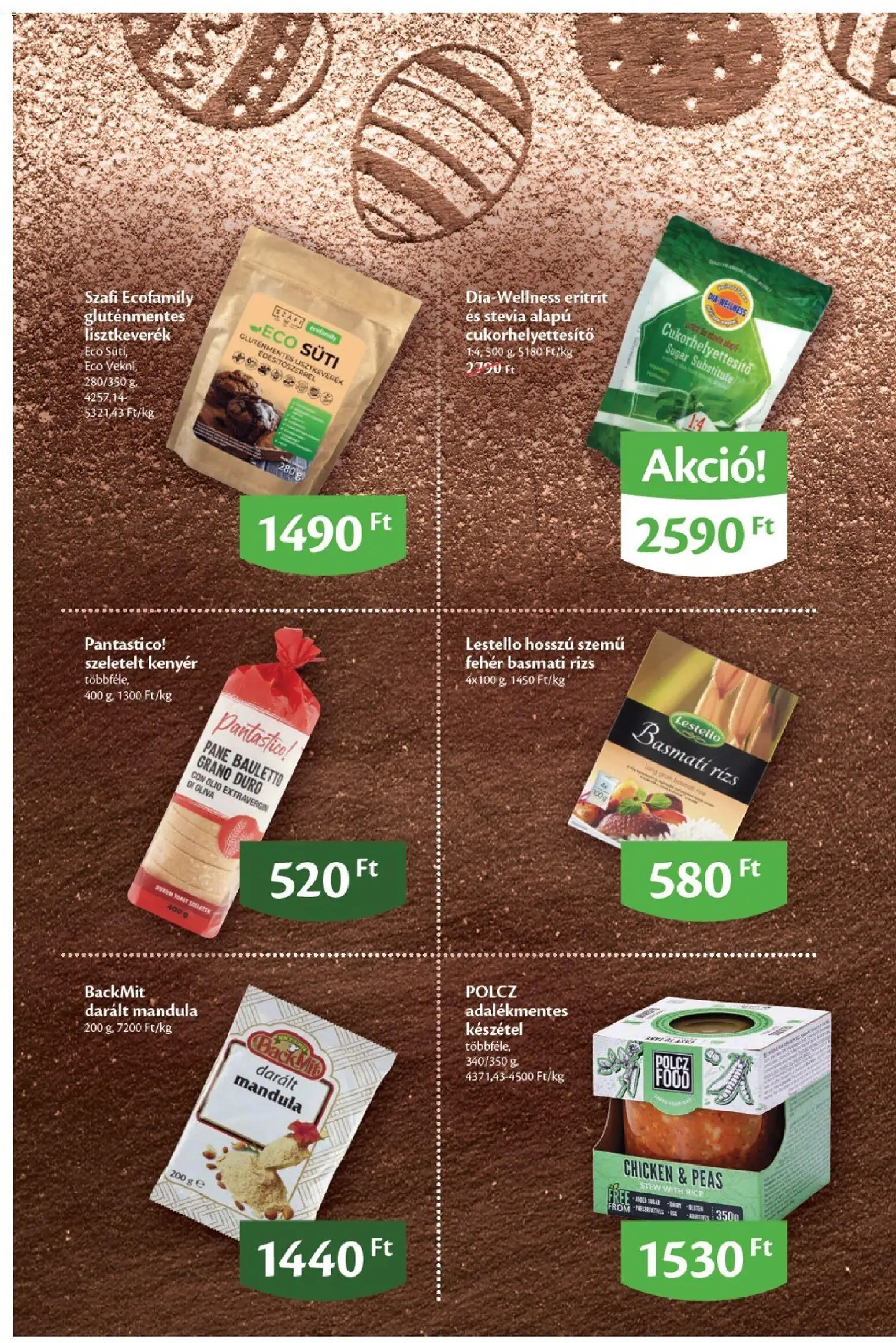 EcoFamily akciós ujság - amely érvényes a következő dátumtól: 06.03.2026 | Oldal: 2 | Termékek: Basmati rizs, Kenyér, Rizs, Készétel