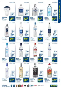 Makro leták - Stabilně výhodná cena - maloobchod od 30.07.2025 | Strana: 31 | Produkty: Hanácká vodka, Vodka, Tequila, Božkov