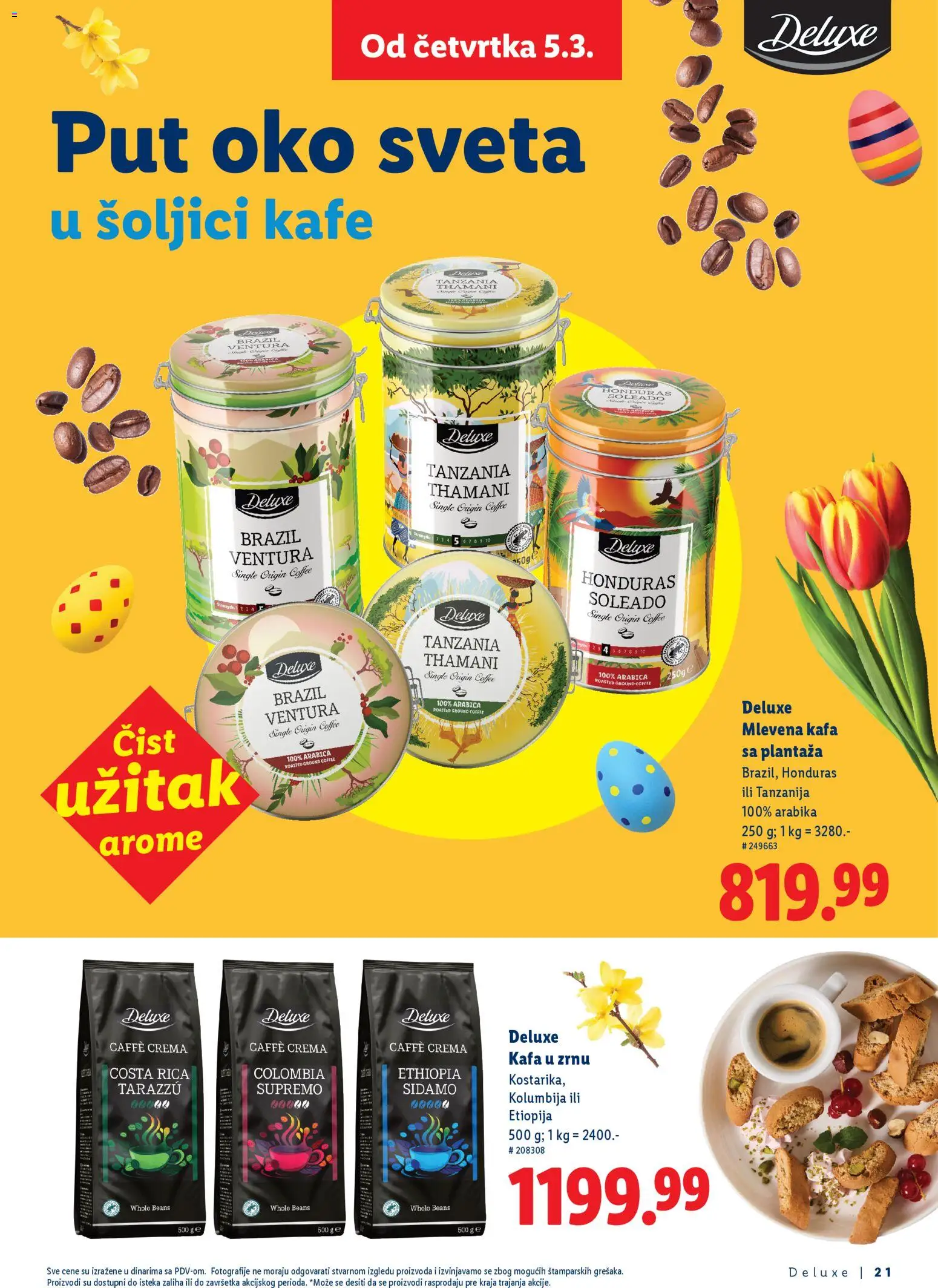 Lidl katalog - važi od 05.03.2026 | Strana: 21 | Proizvode: Kafa u zrnu, Kafa