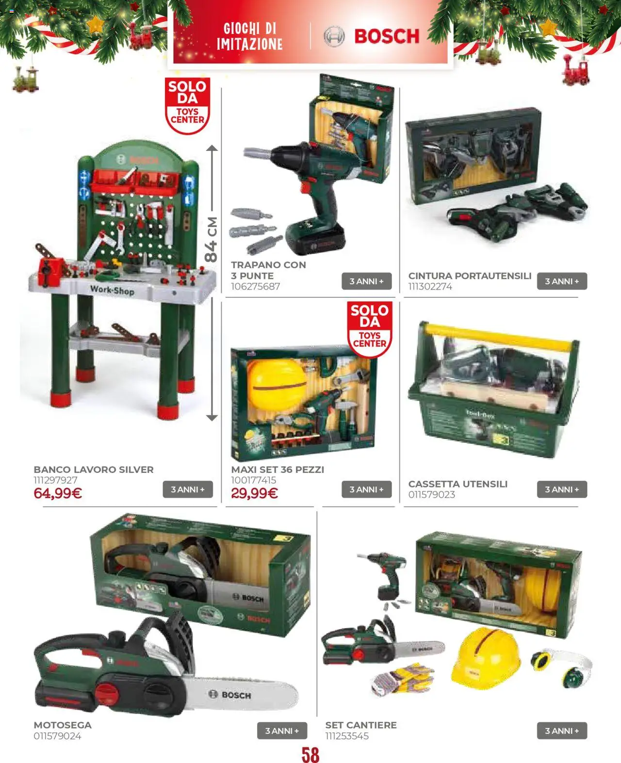 Volantino Toys Center del 17.10.2025 | Pagina: 60 | Prodotti: Cintura, Motosega, Trapano