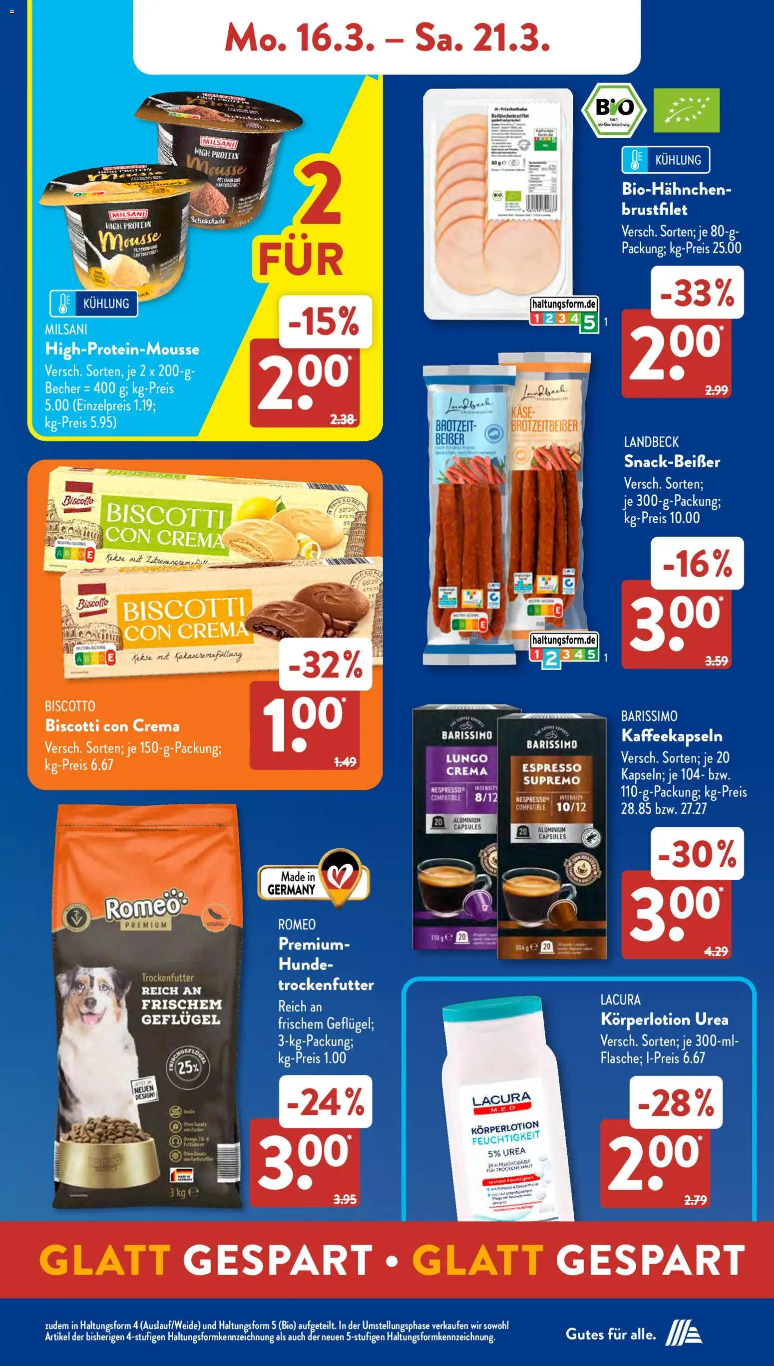 Aldi Süd Prospekt 	 – gültig ab 16.03.2026 | Seite: 9 | Produkte: Belavi, Wasser, Handschuhe, Home creation