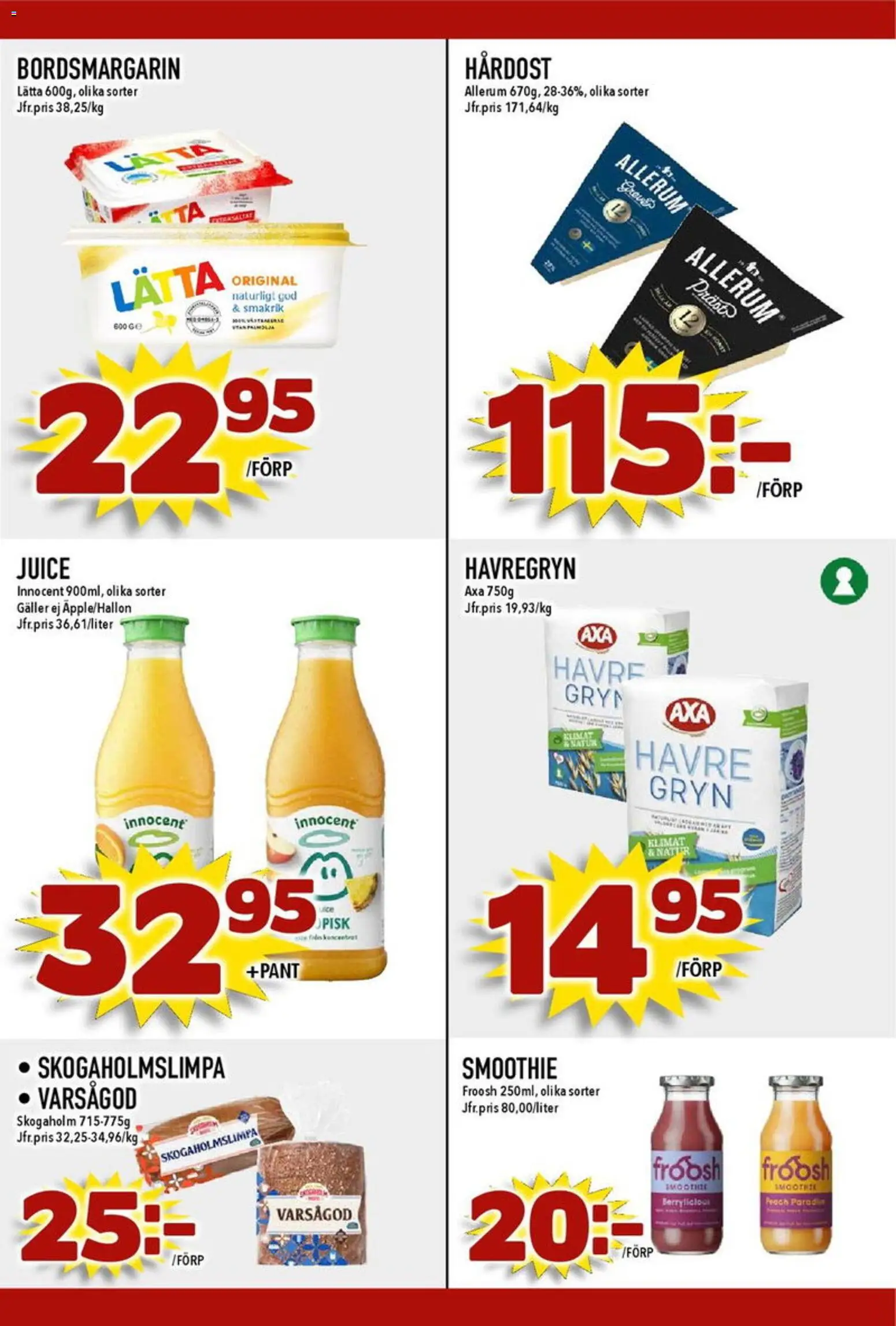 Nya Pulsen reklamblad aktuell från 03.11.2025 | Sida: 15 | Produkter: Galler, Havregryn, Juice