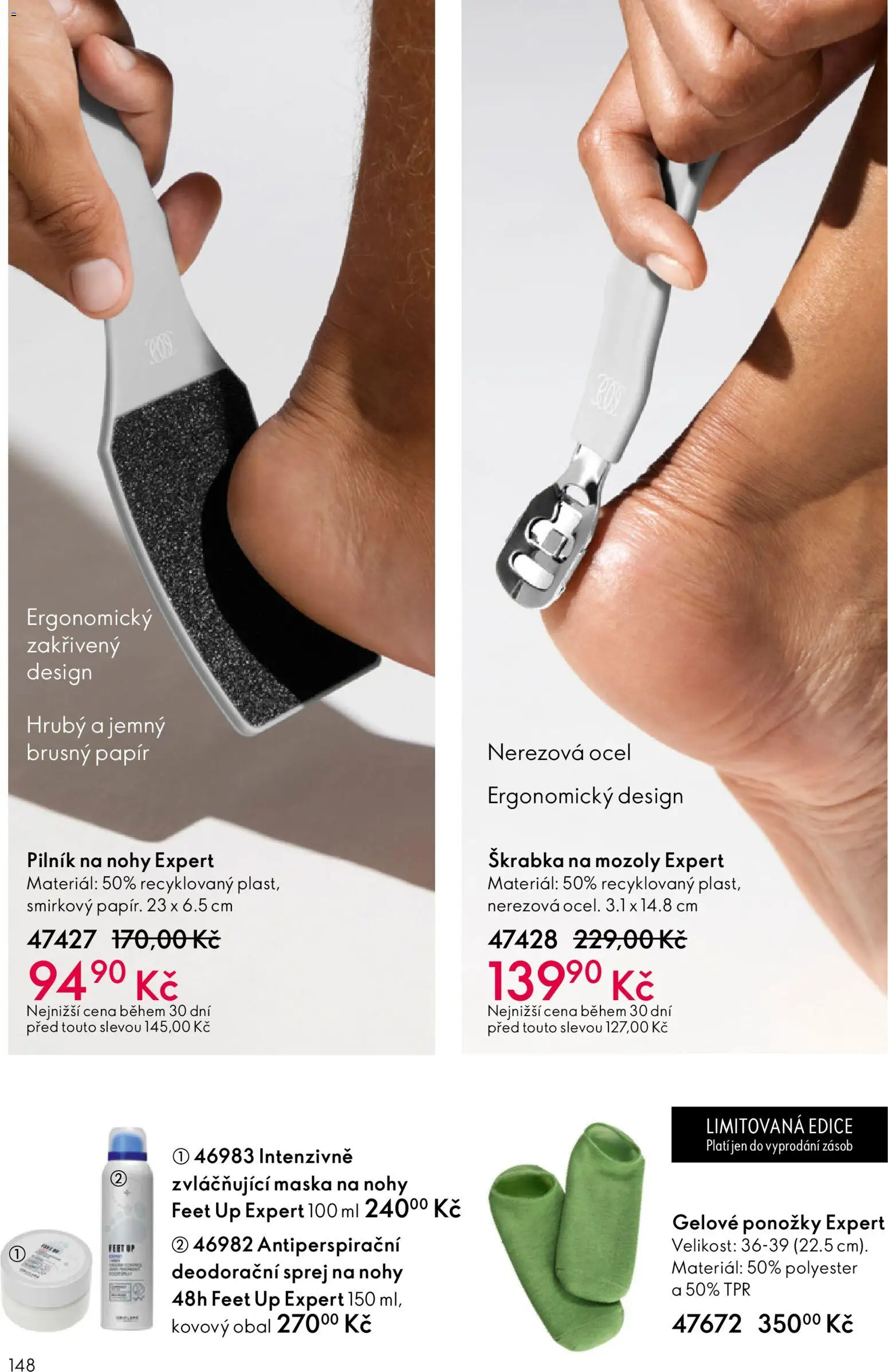 Oriflame katalog č.02/2026 od 21.01.2026 | Strana: 148 | Produkty: Škrabka, Ponožky, Maska