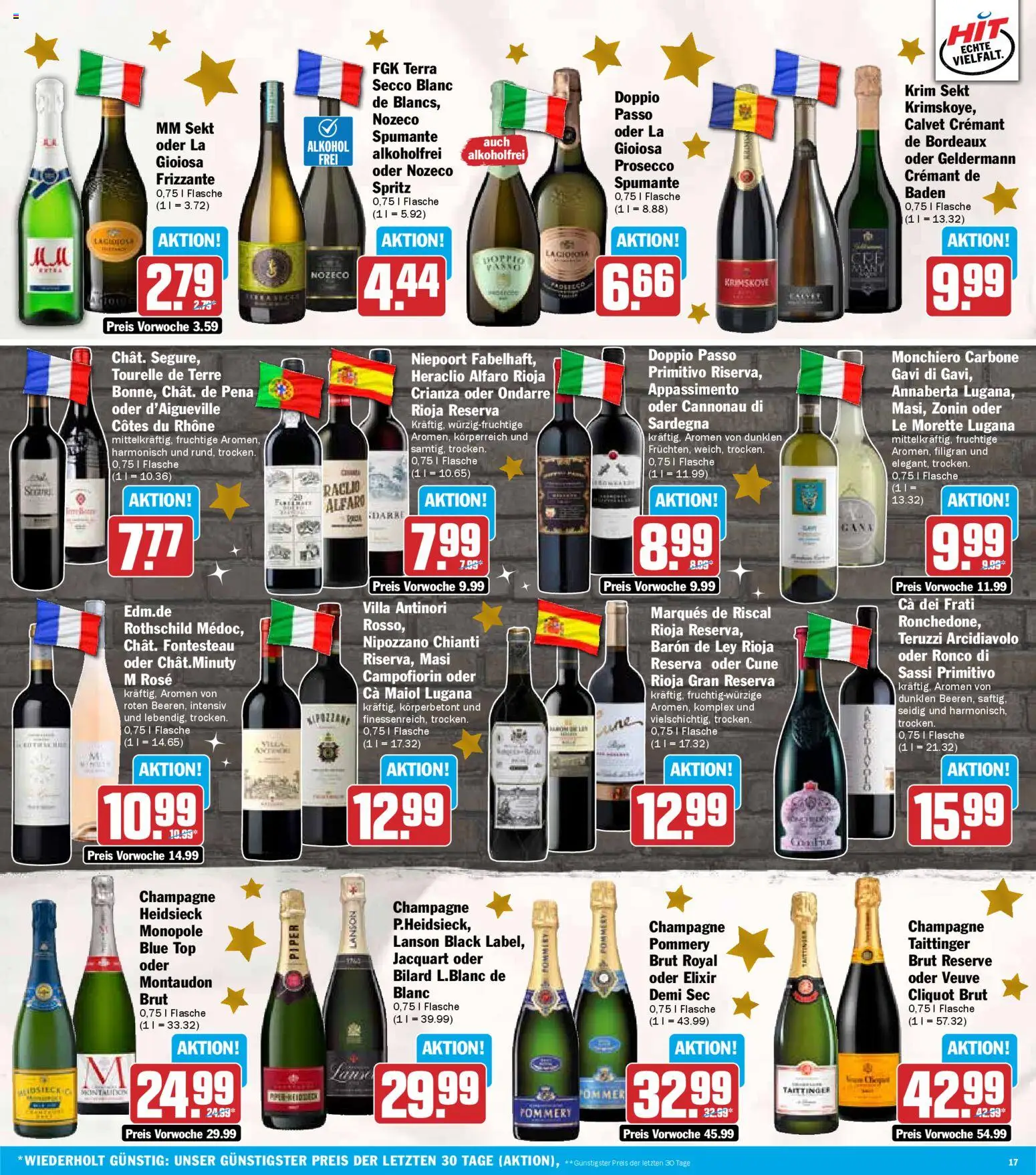 HIT Prospekt Sachsen 	 – gültig ab 15.12.2025 | Seite: 17 | Produkte: Top, Sekt, Prosecco, Doppio Passo
