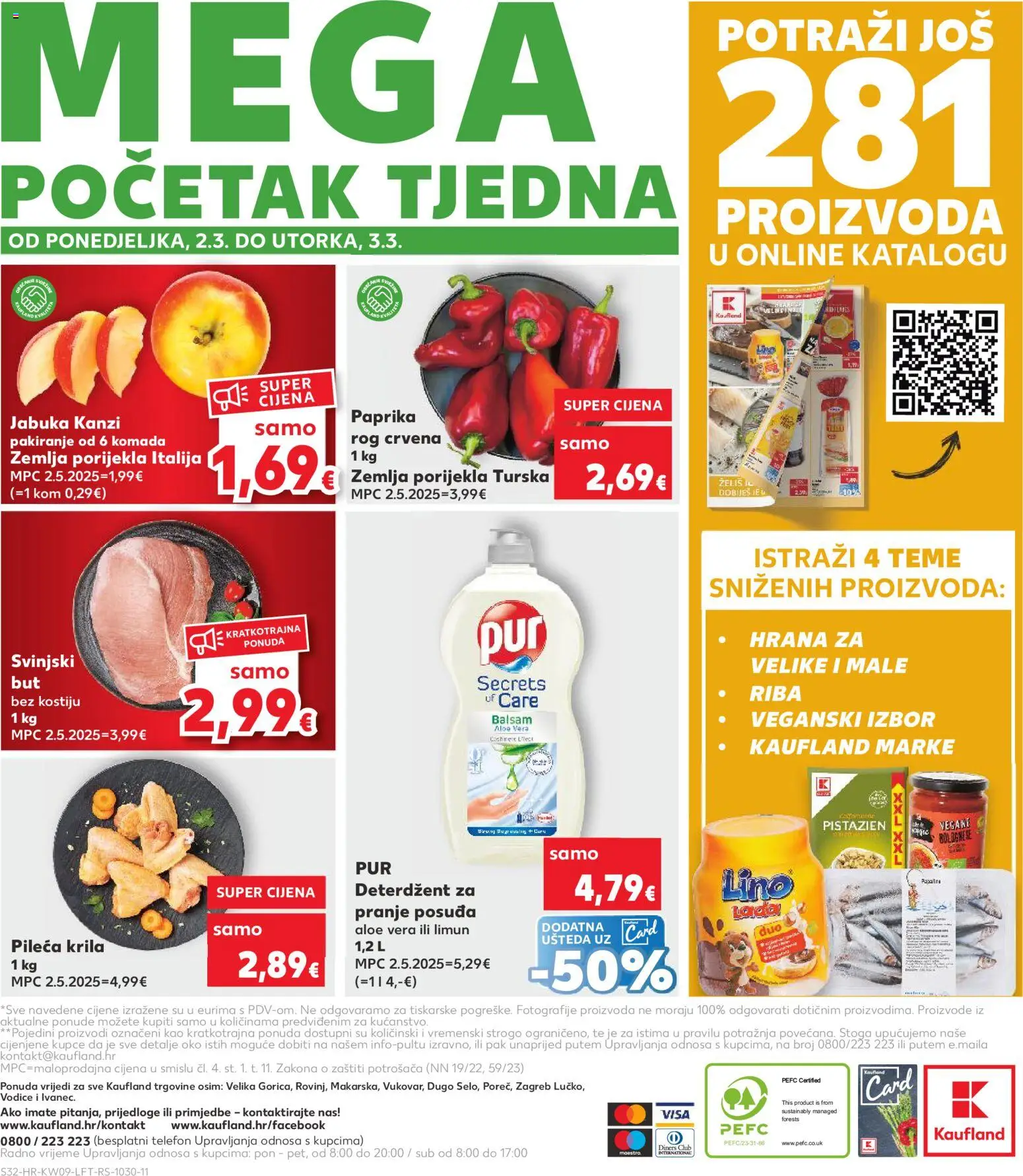 Kaufland katalog | vrijedi od 25.02.2026 | Stranica: 32 | Proizvodi: Deterdžent za pranje posuđa, Paprika, Telefon, Jabuka