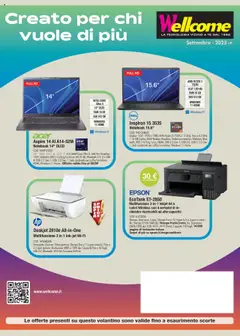 Anteprima del volantino Volantino Wellcome valido a partire dal 18.09.2025