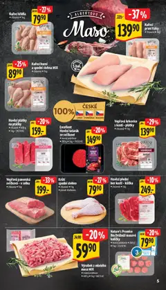 Albert leták - Supermarket od 17.09.2025 | Strana: 10 | Produkty: Kuřecí prsní řízky, Krkovice, Vepřová krkovice, Tatarák