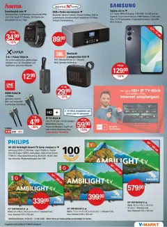 V-Markt - Oberpfalz – gültig ab 18.09.2025 | Seite: 23 | Produkte: Philips, USB, Samsung, TV