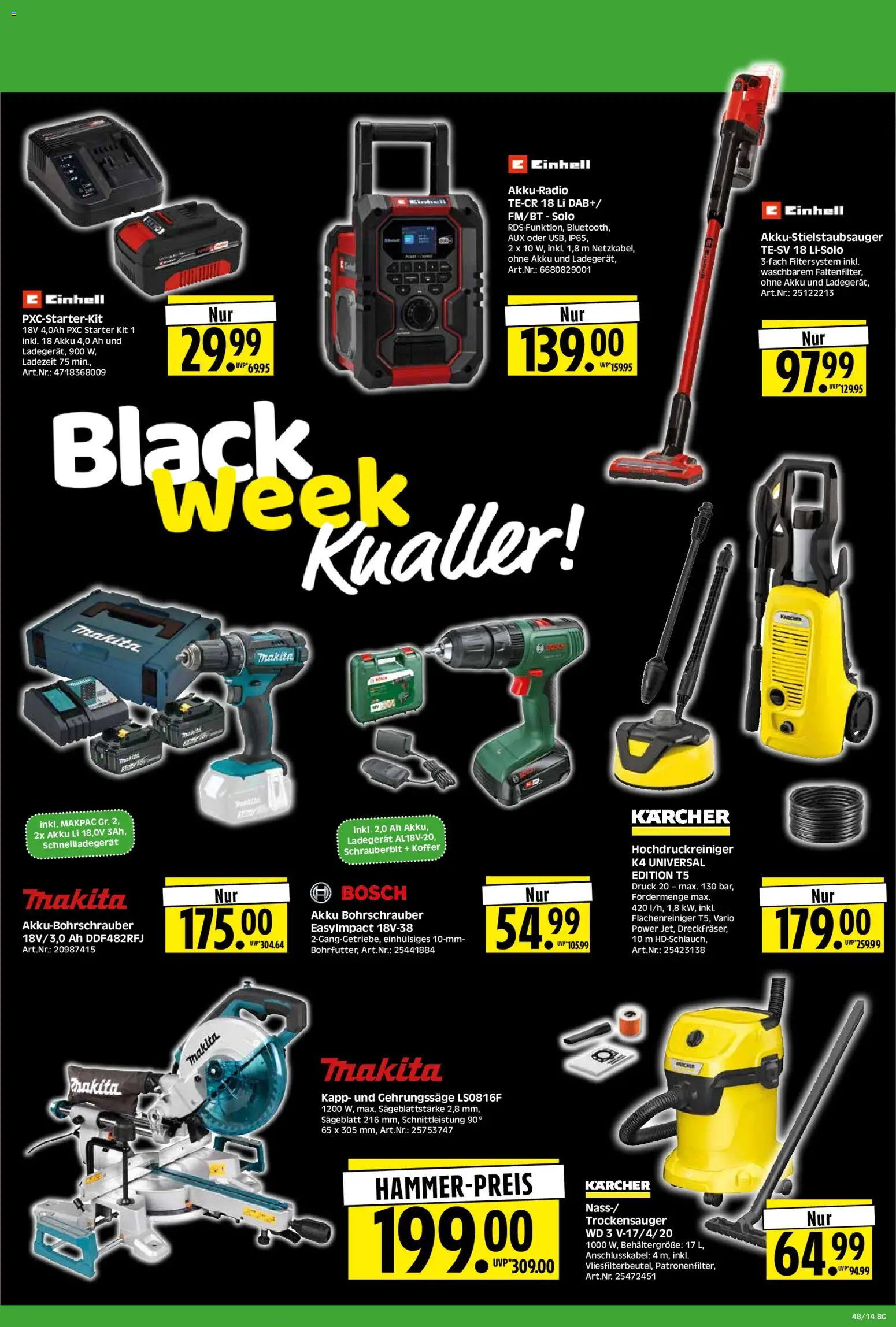 HERKULES - Bau & Garten – gültig ab 24.11.2025 | Seite: 14 | Produkte: Bosch, Hochdruckreiniger, Koffer, Ladegerät