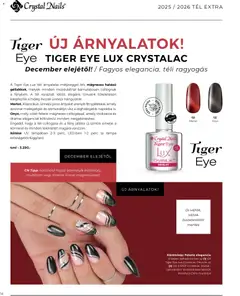 Crystal Nails Tél extra katalógus 2025/26 - amely érvényes a következő dátumtól: 01.12.2025 | Oldal: 14 | Termékek: Lámpa
